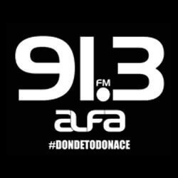 Alfa 91.3 FM logo
