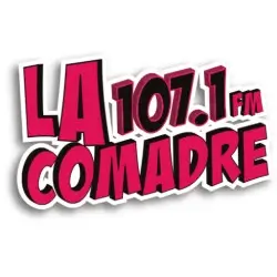La Comadre 107.1 FM logo La Comadre 107.1 FM logo